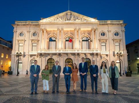 Fundación Iberdrola realiza la iluminación de la fachada principal del Ayuntamiento de Lisboa (Portugal)