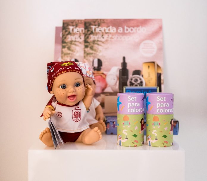 Iberia dispondrá de una venta a bordo de productos solidarios