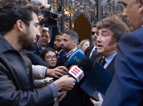 La intensa jornada de Javier Milei en España